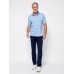 Cloud™ Stripe Short-Sleeve Polo - Sky Blue Stripe