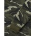 Men Camo Print Zipper Drawstring Bodycorn Hem Casual Hooded Sweatshirt